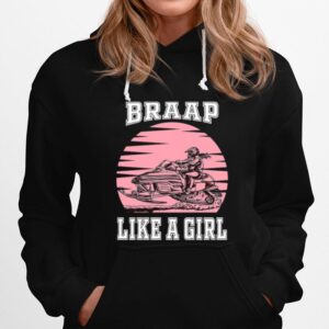 Braap Like A Girl Vintage Hoodie