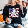 Braap Motocross American Flag Sweater