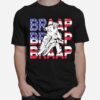 Braap Motocross American Flag T-Shirt