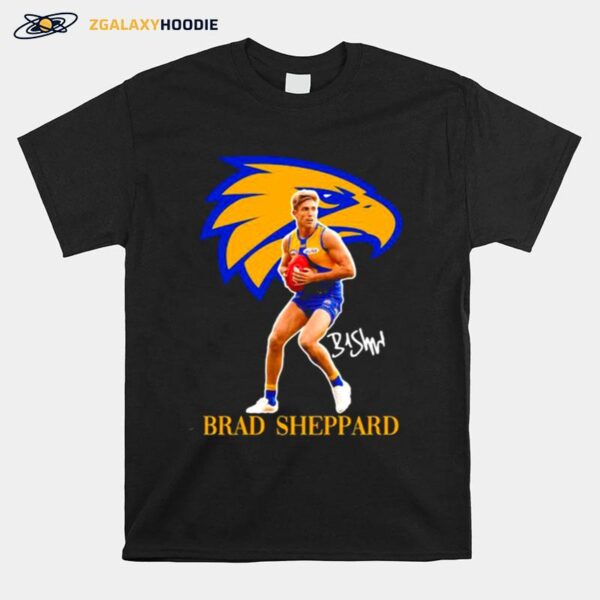 Brad Sheppard Player Of Team Philadelphia Eagles Football Signature T-Shirt