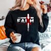 Brain Aneurysm Awareness Christian Faith Cross Sweater