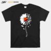 Brain Cancer Awareness Flower T-Shirt