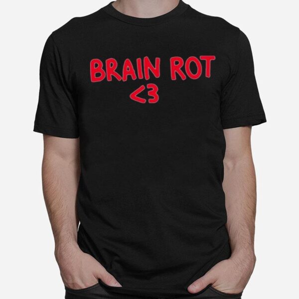 Brain Rot Heart T-Shirt