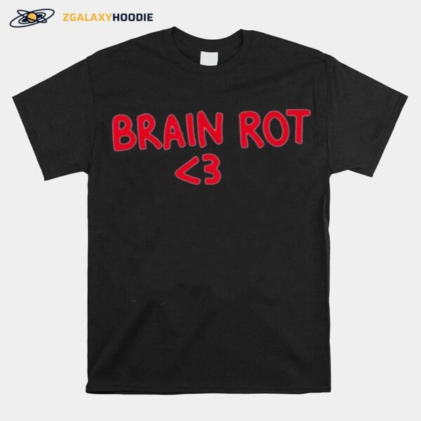 Brain Rot Heart T-Shirt