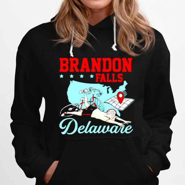 Brandon Falls Delaware Joe Biden Bike Ride Hoodie