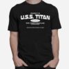 Brandon Kleyla Property Of Uss Titan 2402 Constitution Iii Class Captain Liam Shaw T-Shirt