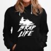 Brap Snowmobile For Snowmobiling Hoodie