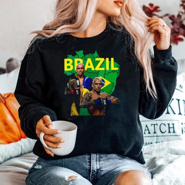 Brazil Charles Oliveira Ufc Lightweight Champ Do Bronx Champion Mma Sweater