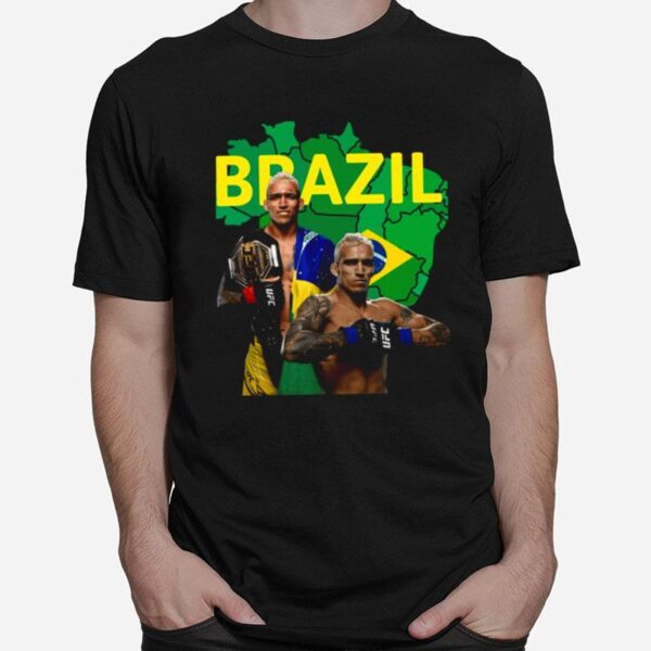 Brazil Charles Oliveira Ufc Lightweight Champ Do Bronx Champion Mma T-Shirt