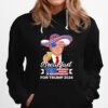 Breakfast Tacos For Trump 2024 Support Trump Usa Flag Hoodie