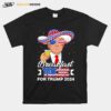 Breakfast Tacos For Trump 2024 Support Trump Usa Flag T-Shirt