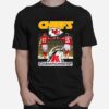 Chiefs Kelce 87 Mahomes 15 Signature Champions T-Shirt