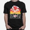 Chiefs Legends Football Team Thank You For The Memories Signature T-Shirt