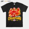 Chiefs Team Afc West Division Champions 2022 T-Shirt