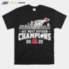 Chiefs Team Skyline Afc West Division Champions 2022 T-Shirt