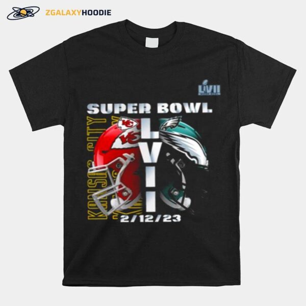 Chiefs Vs Eagles Super Bowl 57 T-Shirt