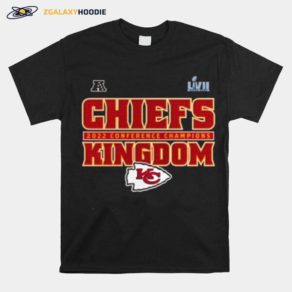 Chiefts Kingdom 2022 Conference Champions Afc Kansas City Chiefs T-Shirt