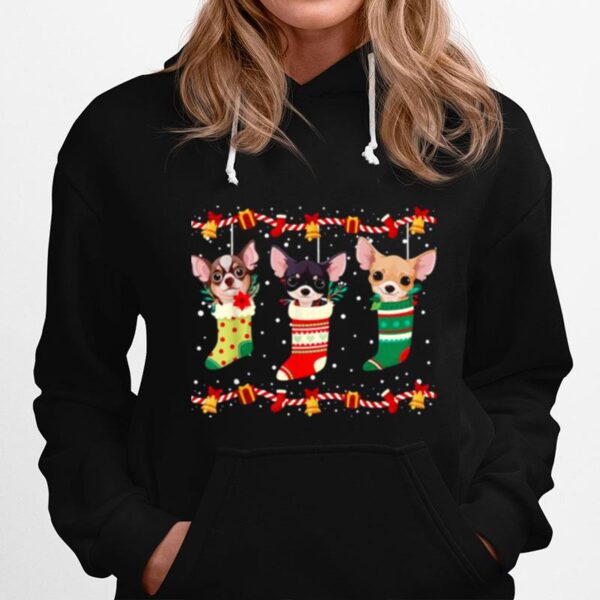 Chihuahua Christmas Lights Funny Xmas Hoodie