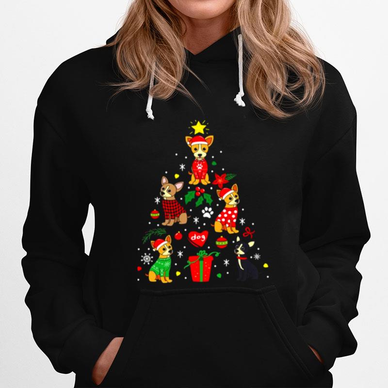 Chihuahua Christmas Ornament Tree Christmas Design Xmas Hoodie