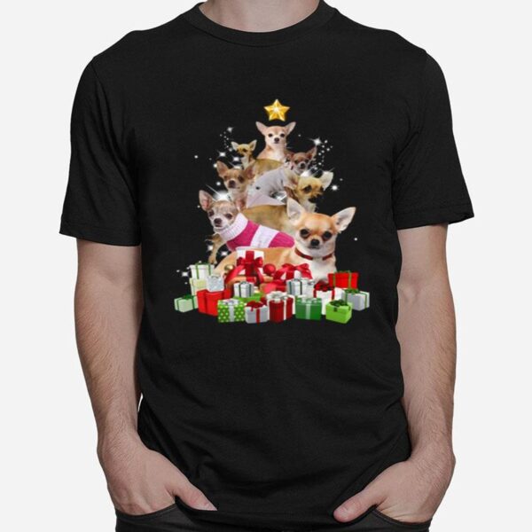 Chihuahua Christmas Tree T-Shirt