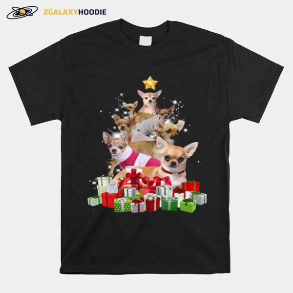 Chihuahua Christmas Tree T-Shirt