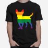 Chihuahua Dog Parent Lgbt Pride Rainbows Gender Love T-Shirt