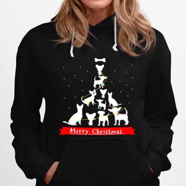 Chihuahua Merry Christmas Tree Hoodie