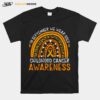 Childhood Cancer Awareness Rainbow T-Shirt