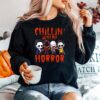 Chillin With My Horror Michael Myers Ghostface Freddy Krueger Chucky 2022 Sweater