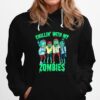 Chillin With My Zombies Halloween Boys Kids Zombie Hoodie