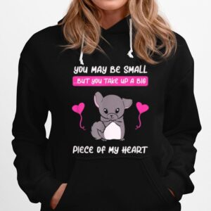 Chinchilla Mom Pet Rodent Chinchillas Love Heart Hoodie