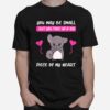 Chinchilla Mom Pet Rodent Chinchillas Love Heart T-Shirt