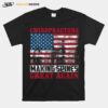 Chiropractors Making Spines Great Again American Flag T-Shirt