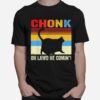 Chonk Cat Oh Lawd He Comin Vinatge T-Shirt