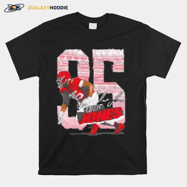 Chris Jones 85 Kansas City Chiefs Rough T-Shirt