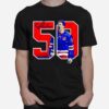 Chris Kreider 50 Goals New York Hockey Signature T-Shirt