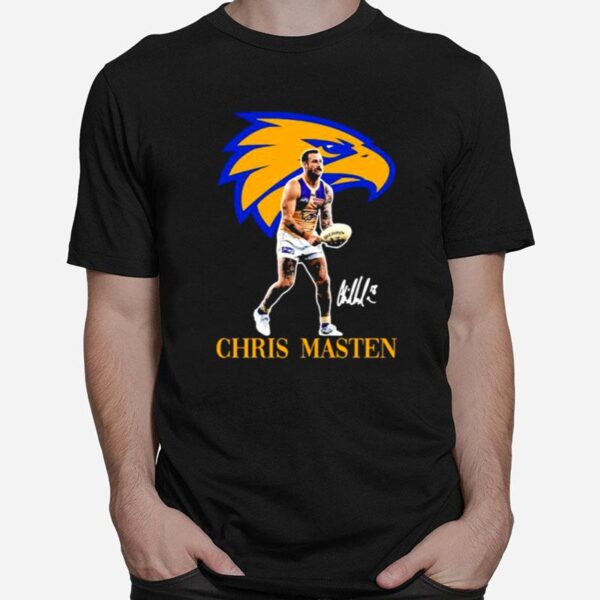 Chris Masten Player Of Team Philadelphia Eagles Football Signature T-Shirt