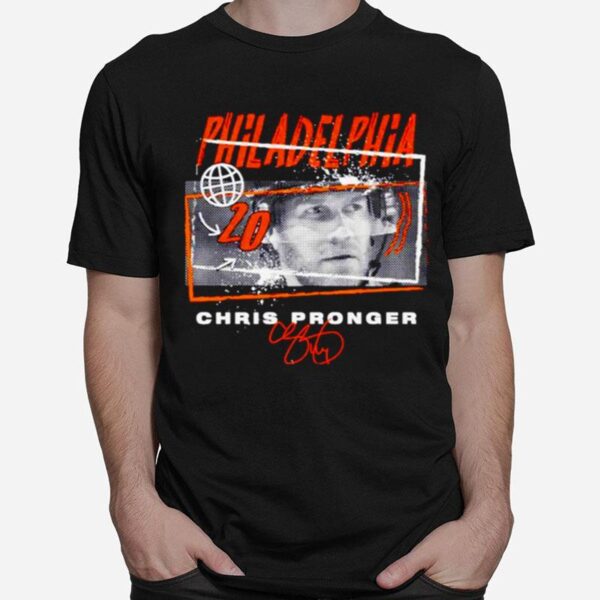 Chris Pronger Philadelphia Flyers Tones Signature T-Shirt