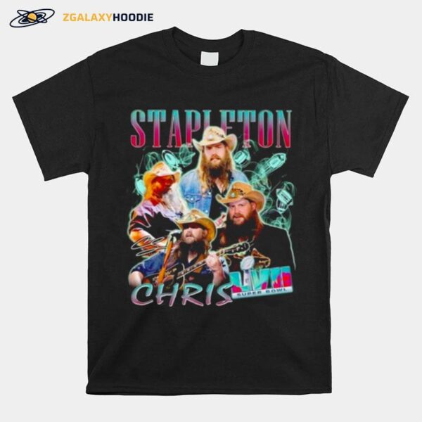 Chris Stapleton Lvii Super Bowl Signature T-Shirt