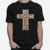 Christian Blessed Dad Cross Fathers Day T B0B3Dp2H95 T-Shirt