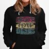 Christian Faith Apparel Peace Love Jesus Hoodie