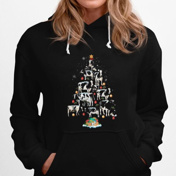 Cows Christmas Tree Hoodie