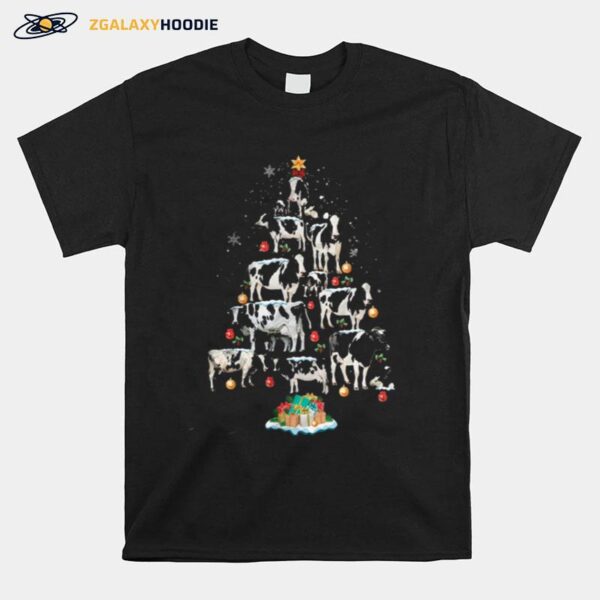 Cows Christmas Tree T-Shirt