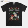 Cows Moooey Xmass Ugly Christmas T-Shirt