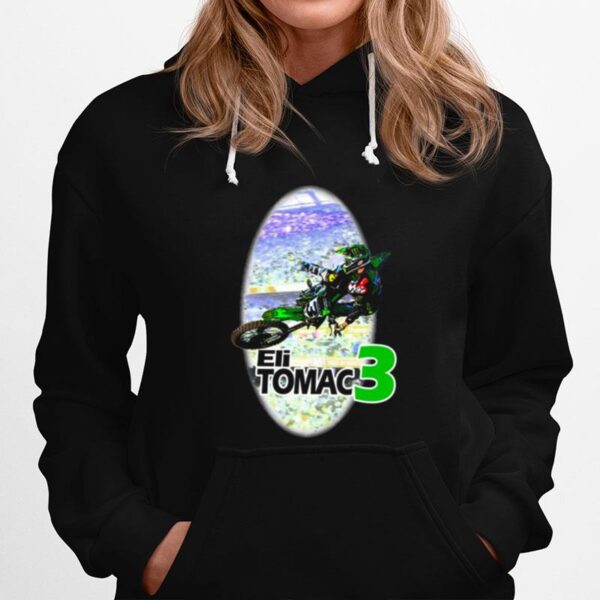 Crazy Eli Tomac Motocross And Supercross Champion Hoodie