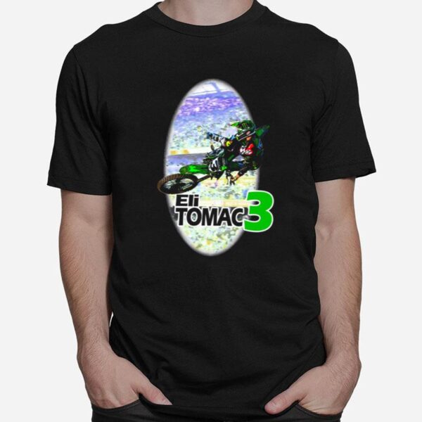 Crazy Eli Tomac Motocross And Supercross Champion T-Shirt