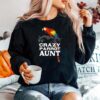 Crazy Parrot Aunt Auntie Humor Aunty Birthday Family Sweater