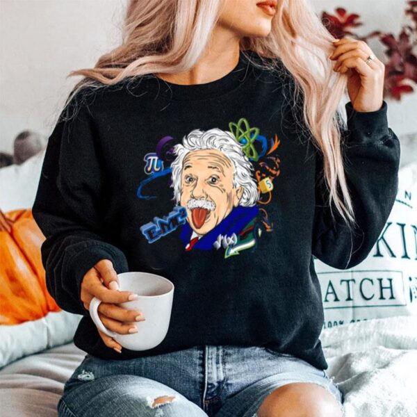 Crazy Scientist Albert Einstein Sweater