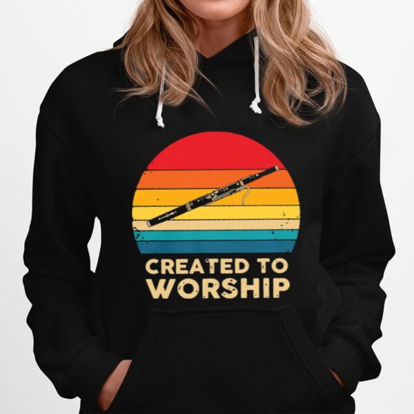Created To Worship Vintage Hoodie