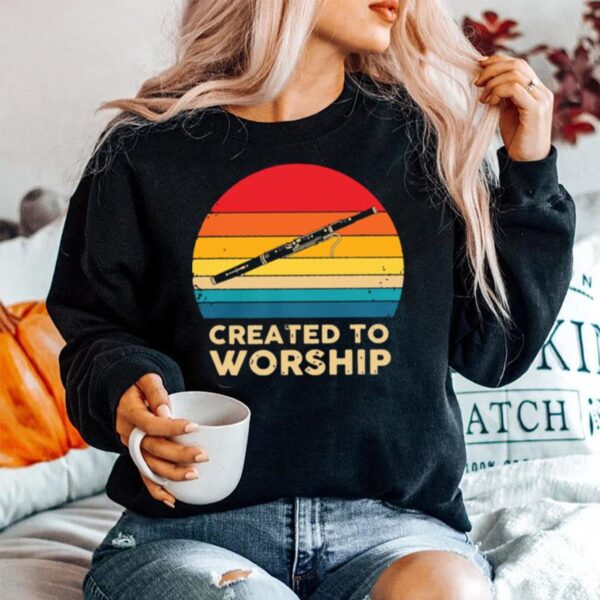 Created To Worship Vintage Sweater